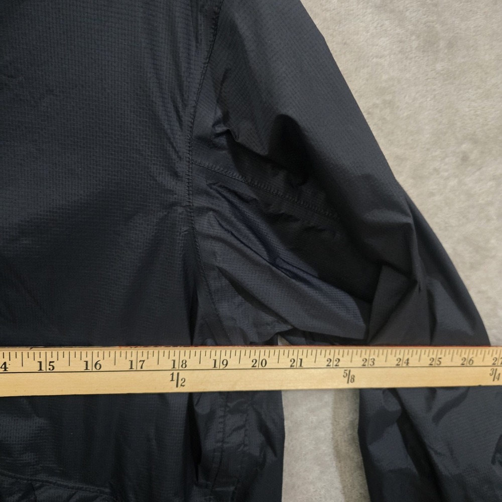 Eddie Bauer Jacket Mens Large Full Zip Waterproof Weatheredge Windbreaker Black - Picture 11 of 12